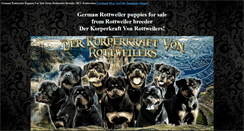 Desktop Screenshot of dkvrottweilers.com